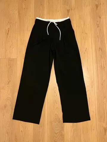 ZARA 와이드 레그 팬츠 더블 허리 밴딩 24