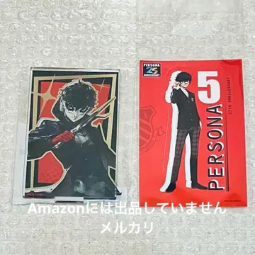 페르소나 5 주인공 애니맥스 카페 아크릴 스탠드 25th 스티커 포함