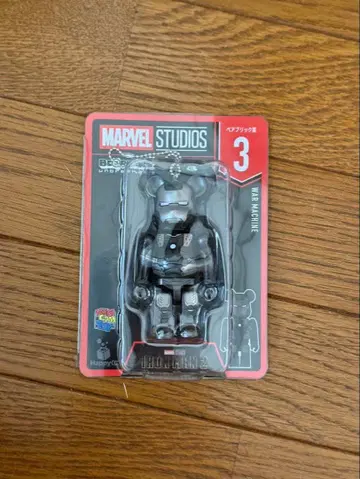 MARVEL Happy 복권 베어브릭상 3번 3점 페어 브릭 세트