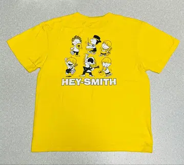 헤이스미스 T셔츠 M사이즈 스누피 슐츠 옐로우 컬러