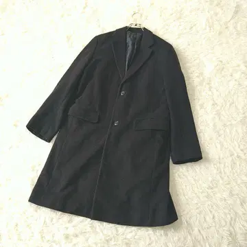 URBAN RESEARCH 울 스텐카라 코트 M 블랙 비즈니스