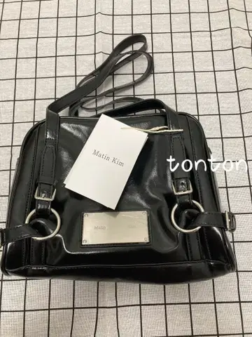 마뗑킴 블랙 숄더백