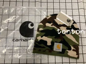 carhartt 카모플라쥬 니트 모자