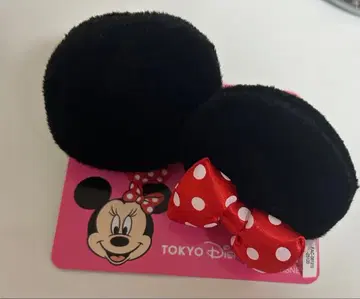 디즈니 미니 마우스 패치 귀 헤어핀 머리핀