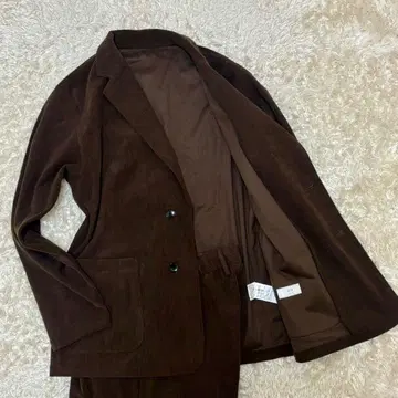 409 에디피스 코듀로이 수트 셋업 스트레치 브라운 L