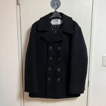SCHOTT PEA-COAT US740N 블랙 38 USED 샷