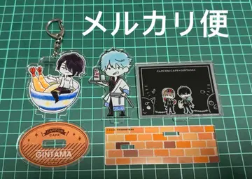 은혼 캡콤 콜라보 카페 아크릴 스탠드 키링 사카타 긴토키 타카스기 신스케