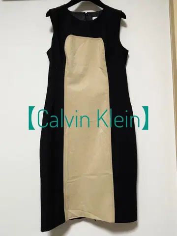 [ Calvin Klein ] 슬리브리스 무릎 기장 원피스