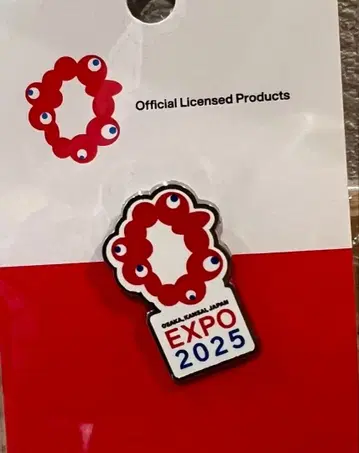 오사카 엑스포 2025 미야쿠미야쿠 로고 마크 핀 배지 새상품