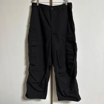 GU 와이드 카고 팬츠 321-849056 141-041 블랙 L