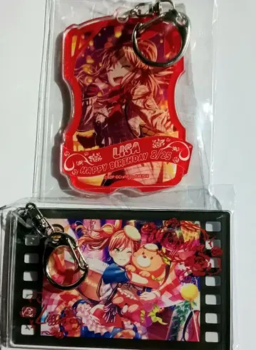 뱅드림 이마이 리사 벌스데이 캐릭터 리움 사진 아크릴 키링