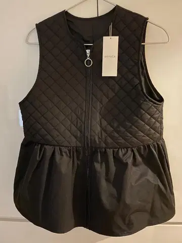 KYUCA 페플럼 퀼팅 베스트 Free Size