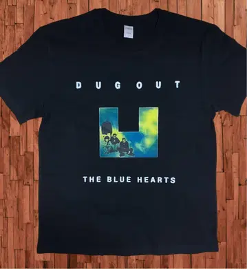 미착용 THE BLUE HEARTS 티셔츠 DUG OUT L 사이즈