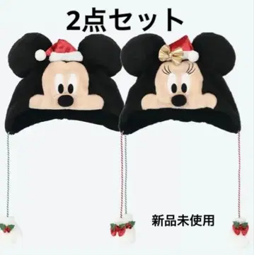 디즈니 크리스마스 팬캡 2025 미키 미니 2세트