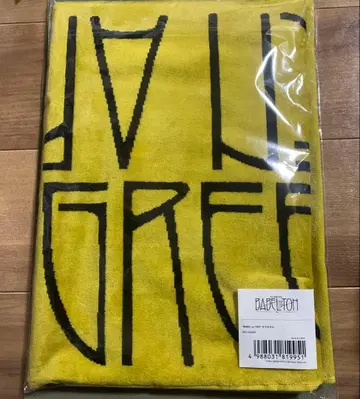 Mrs. GREEN APPLE 바벨탑 옐로우 컬러 로고 타월