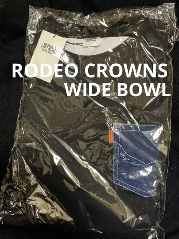 RODEO CROWNS WIDE BOWL 블랙 T셔츠. 미사용 새상품.