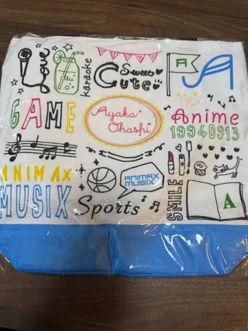 오하시 아야카 ANIMAX MUSIX 이벤트 한정판 토트백