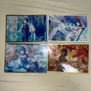 키리타니 하루카 하피콜 벌스데이 아크릴 색지 B상 컴플리트 세트