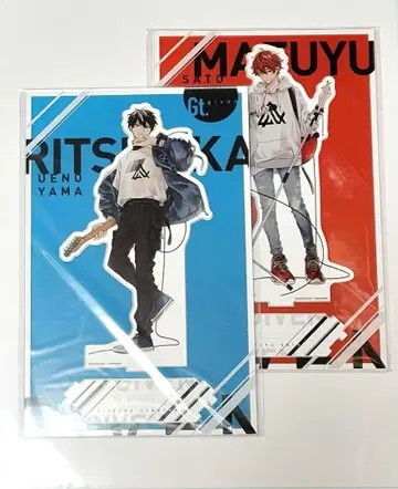 기븐전 연결 BIG 아크릴 스탠드 스티커 우에노야마 리츠카 사토 마후유