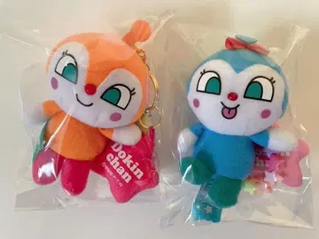 [ 새상품 ] 호빵맨 만마루쨩 참 마스코트 코킨쨩 & 짤랑이