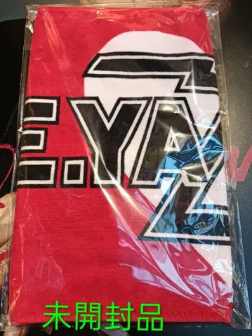 야자와 에이요시 페이스 타월 (로고 하트) 레드/블랙 매장 판매품