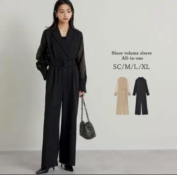 Re:EDIT 벨트 포함 시어 볼륨 슬리브 올인원 sc 사이즈