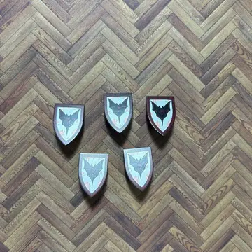 LEGO 시리즈 19 공포의 기사 방패 5개