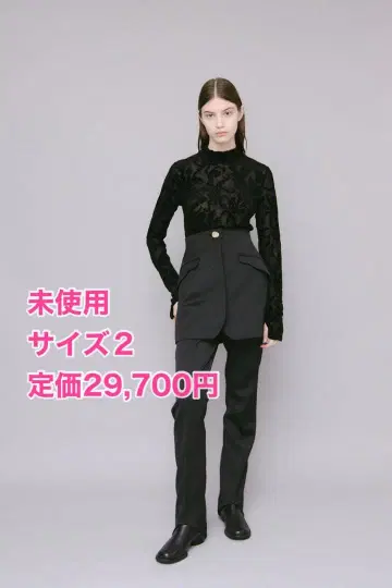 MURRAL Monochrome wrapped skirt Black 2