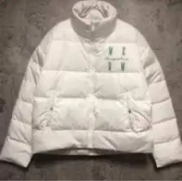 MR. ENJOY DA MONEY 화이트 다운 자켓