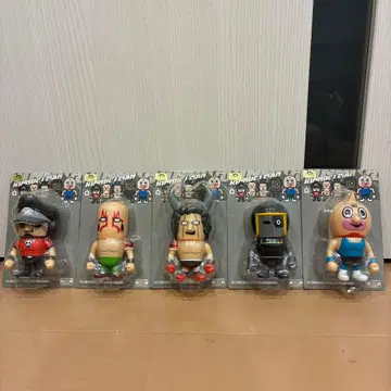 근육맨 소프트 비닐 피규어 5개 판손 웍스