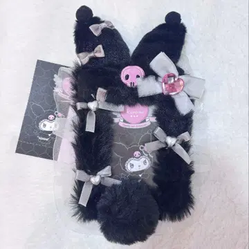 산리오 카드 케이스 트레이딩 카드 홀더 멜로우 살롱 토끼 쿠로미