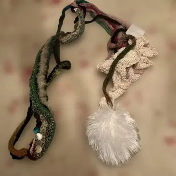 프랑스제 니트 목걸이