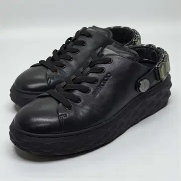 JIMMY CHOO 지미추 스니커즈 가죽 슬립온 2way