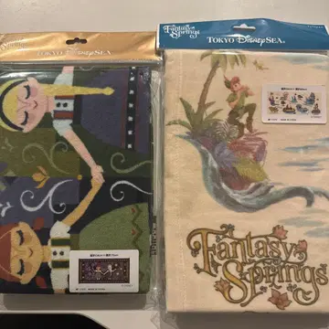 봉투 포함 도쿄디즈니씨 타월 2개 세트