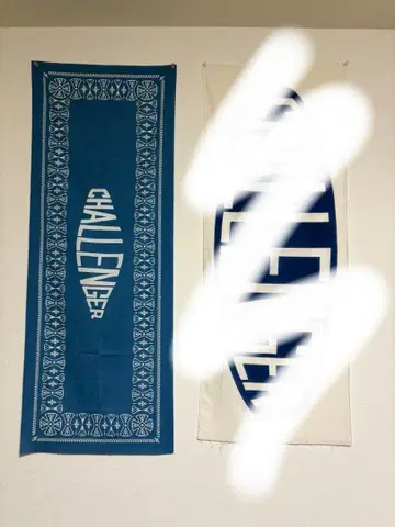 CHALLENGER 반다나 수건 파랑