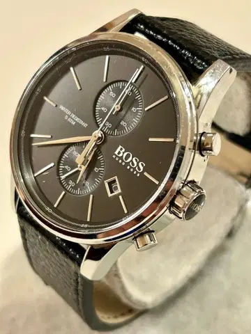 HUGO BOSS 휴고보스 크로노그래프 남성용 쿼츠 손목시계 작동품