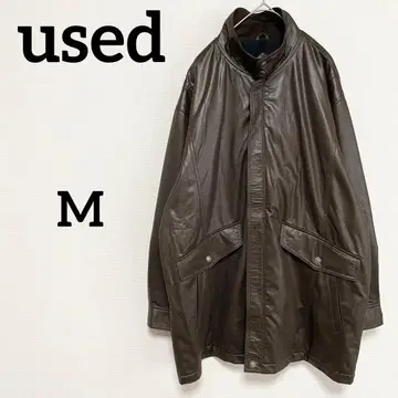 빈티지 used 구제 의류 브라운 가을/겨울 페이크 가죽 자켓