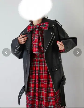 jouetie 오버 라이더 자켓 블랙