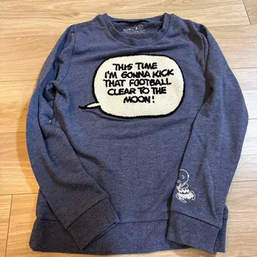 PLAZA 스누피 네이비 맨투맨