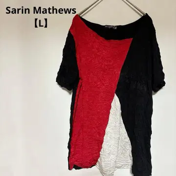 1점 Sarin Mathews [ L ] 비대칭 튜닉 반팔