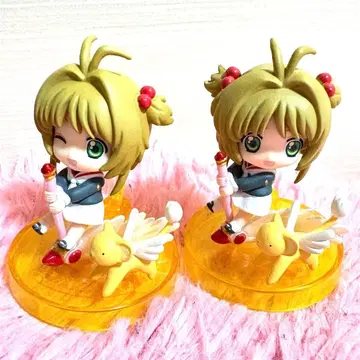 카드캡터 사쿠라 쁘띠캐릭터 키노모토 사쿠라 케로쨩 피규어 세트