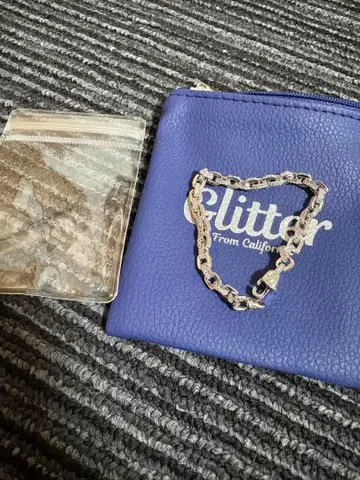 Glitter 실버 체인 팔찌