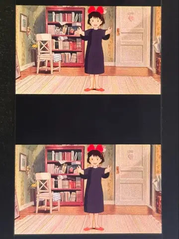 미타카의 숲 지브리 미술관 필름 입장권 티켓 마녀 배달부 키키