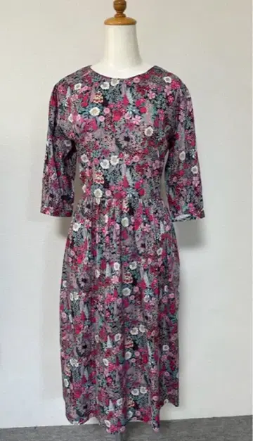 리버티 퍼프 슬리브 개더 원피스 (시아라)