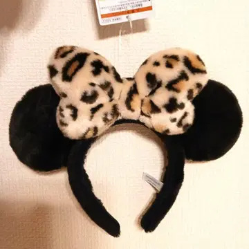 미니 레오파드 무늬 레오파드 머리띠 미사용 디즈니 리조트