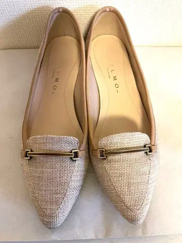 멜모 베이지 스틸레토 펌프스 23cm