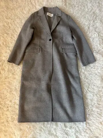 스픽 앤 스팬 W 페이스 테일러드 롱 코트