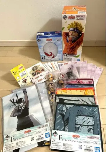NARUTO 나루토 제일복권 나미노쿠니 편 A상 D상 피규어 묶음 판매