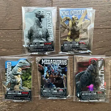 고질라 제일복권 괴수난무 난폭한 것 F상 아크릴 5종 세트