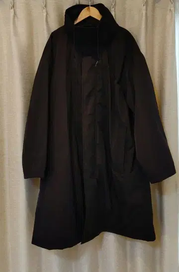 [ UNIQLO : C ] 후디드 코트 남녀 공용 L 블랙